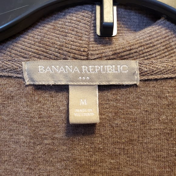 Banana Republic Brown Shawl-Neck Sweater Medium - Picture 8 of 9
